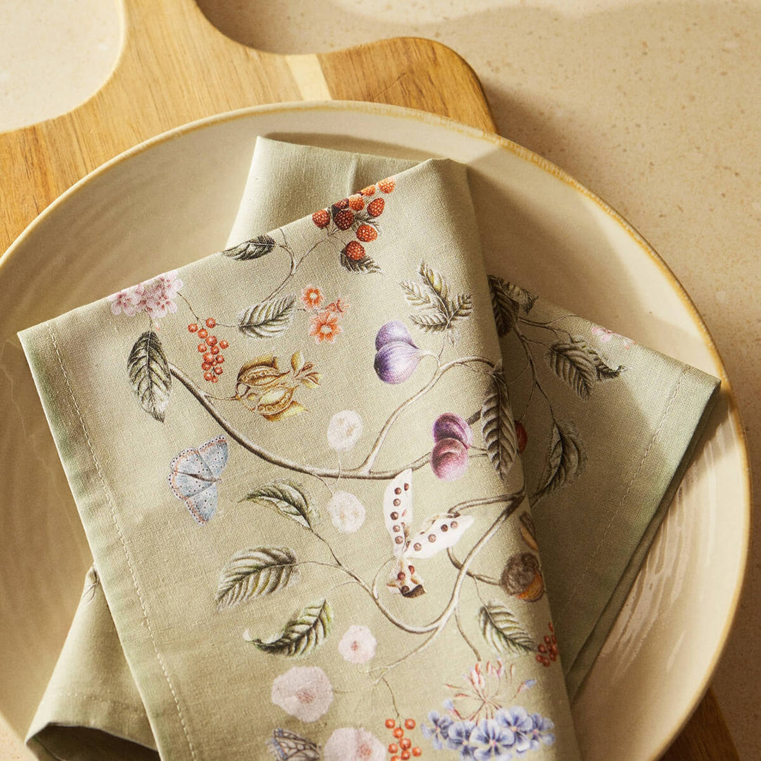 Cotton Floral Napkin
