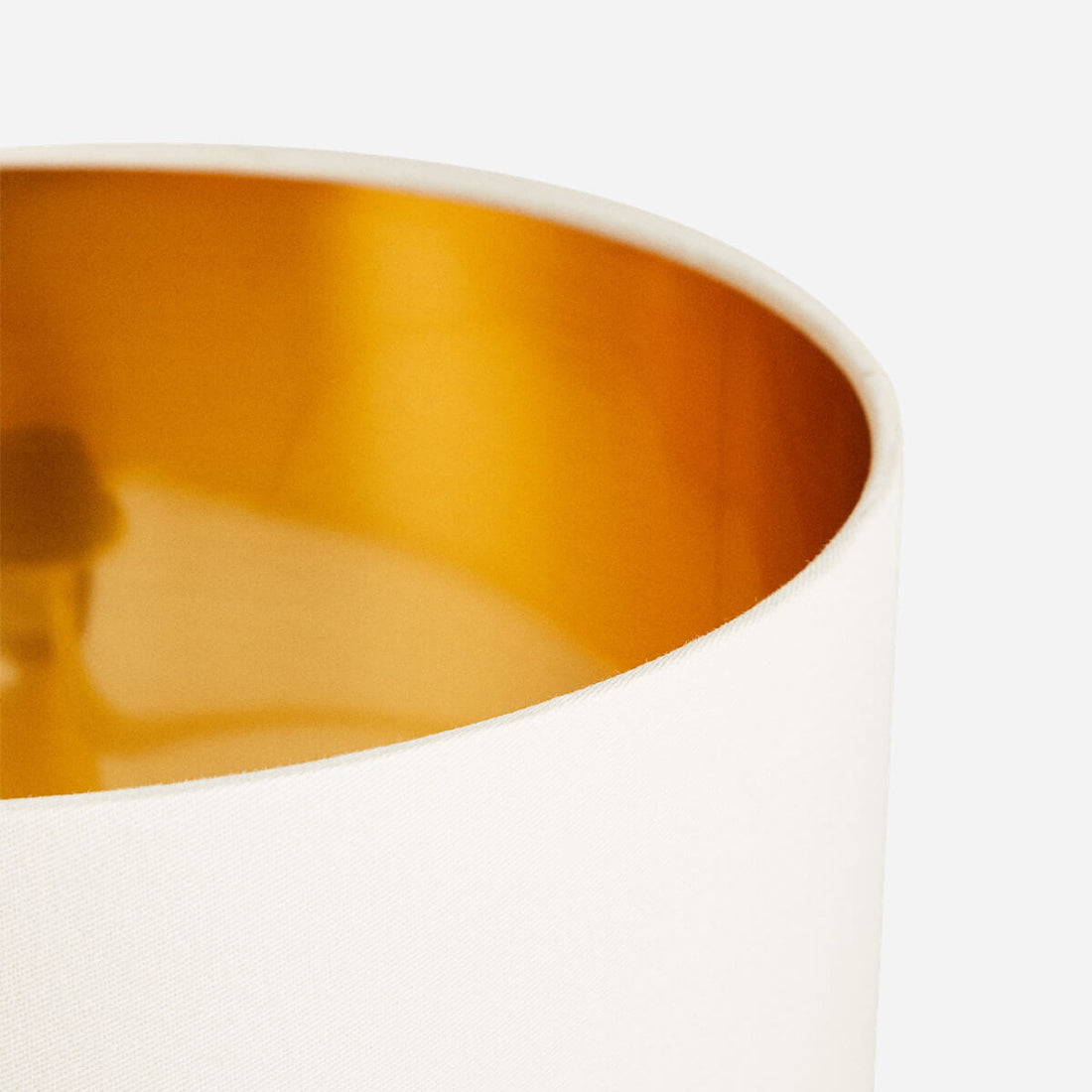 Lamp with Scalloped Lampshade