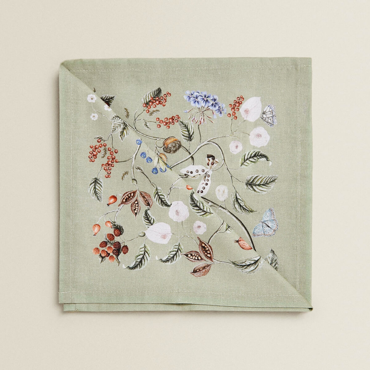 Cotton Floral Napkin