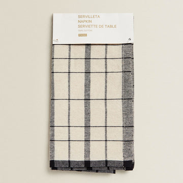 Cotton Checked Napkin