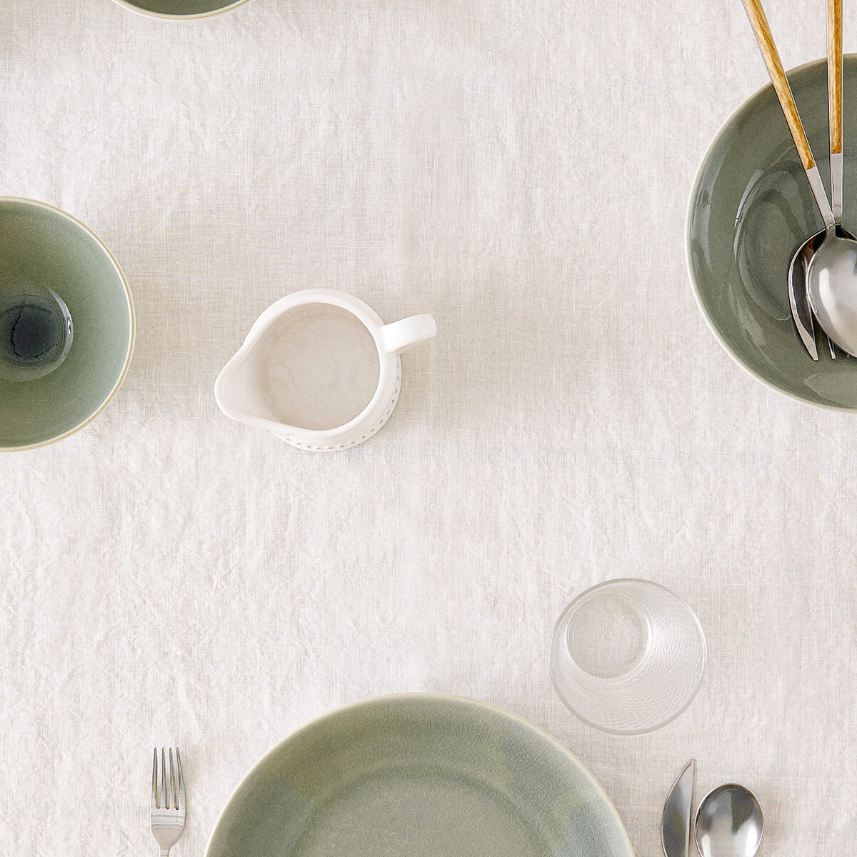Plain Linen Tablecloth