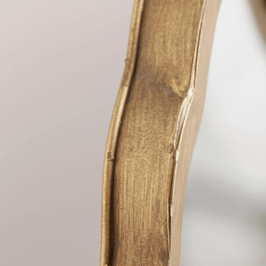 Folding Oak Table Mirror