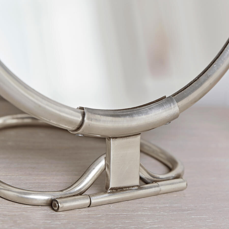 Silver Vanity Mirror