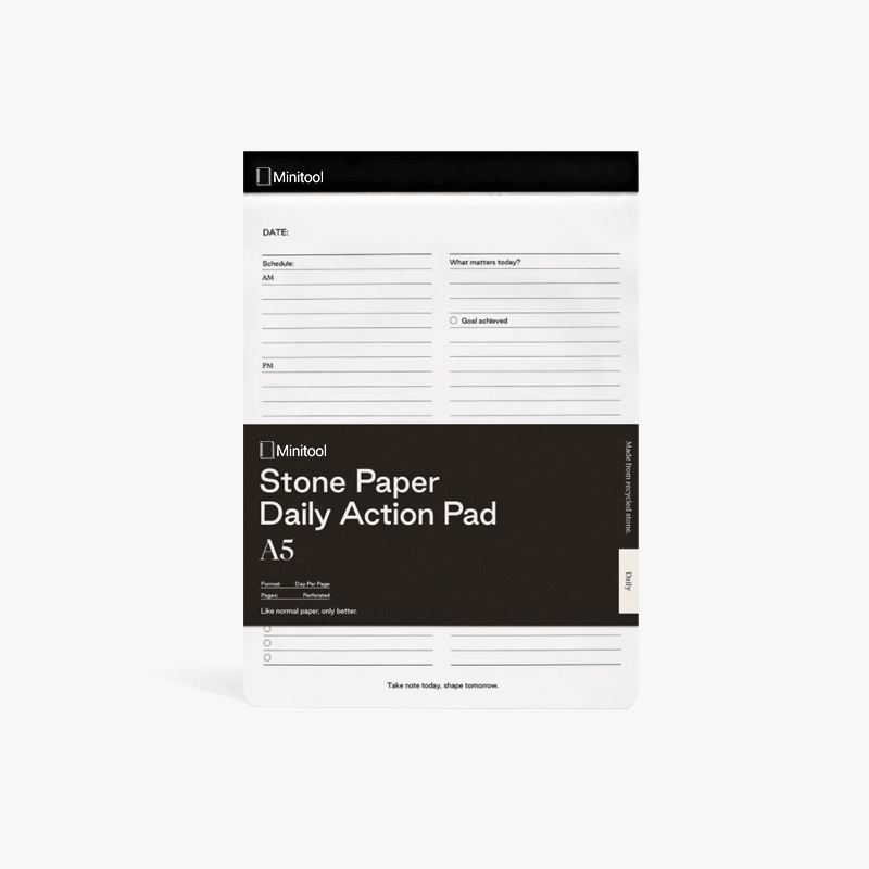 A5 Daily Action Pad