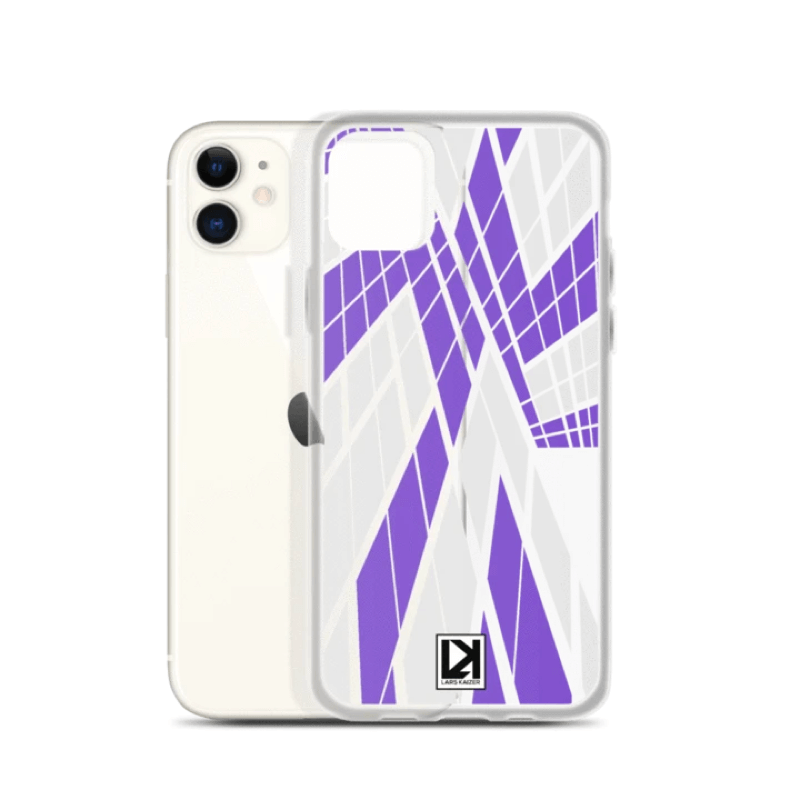 White Purple Pattern