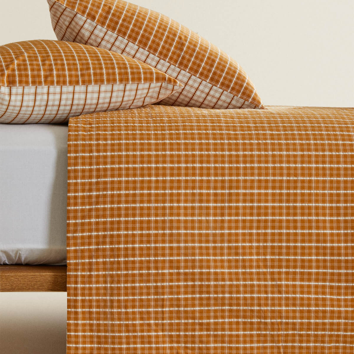 Checked Duvet Cover