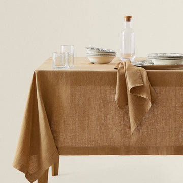 Vintage Linen Tablecloth