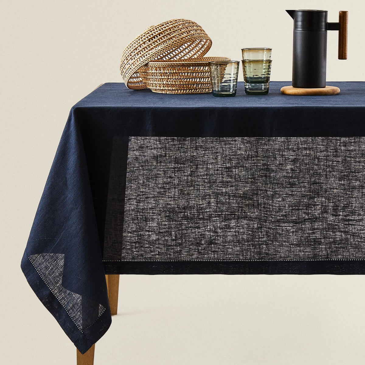 Vintage Linen Tablecloth