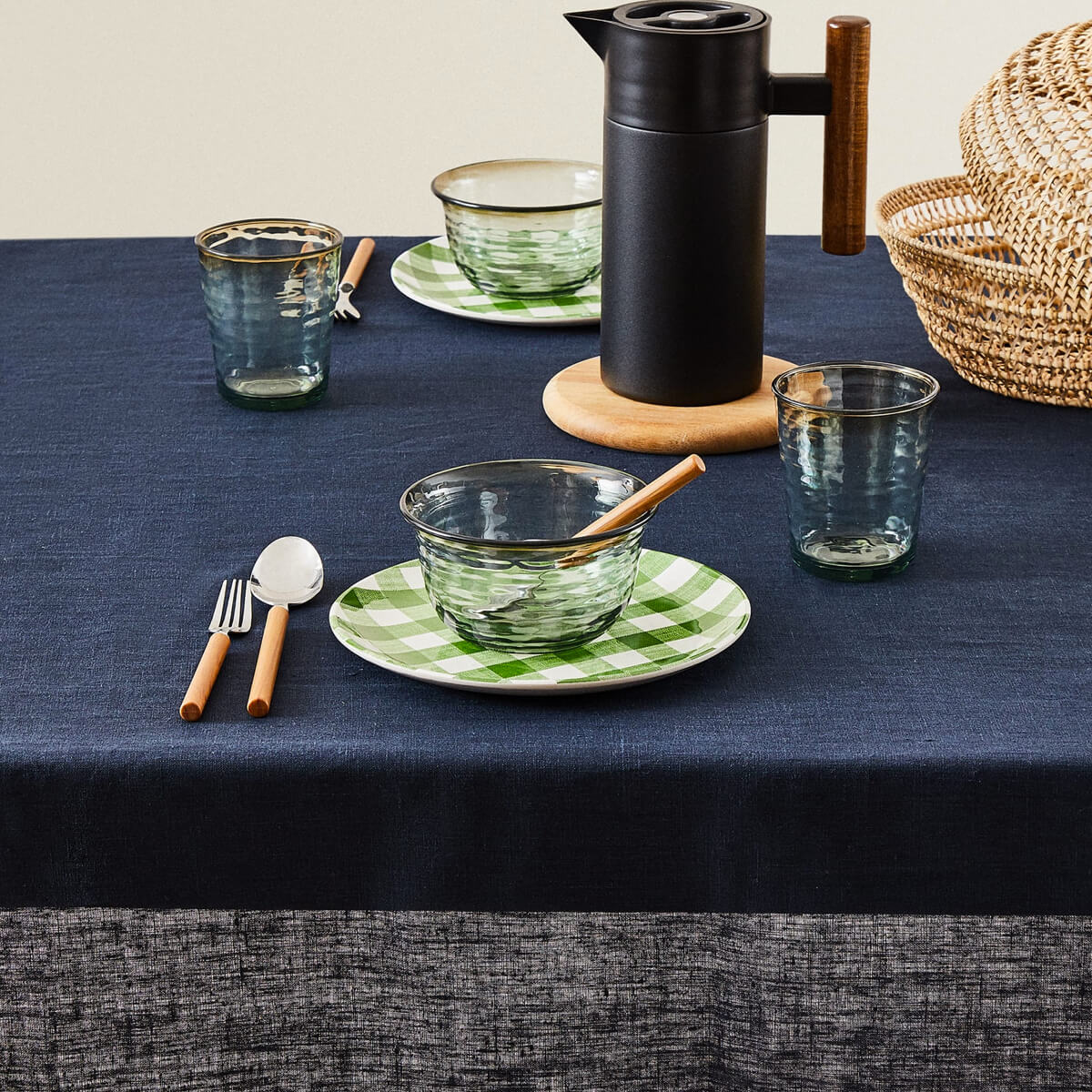Vintage Linen Tablecloth