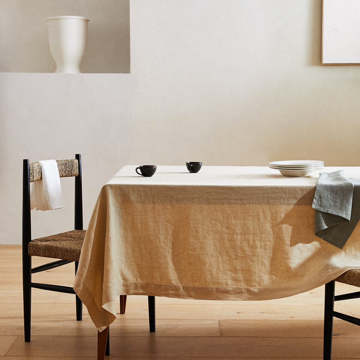 Vintage Linen Tablecloth