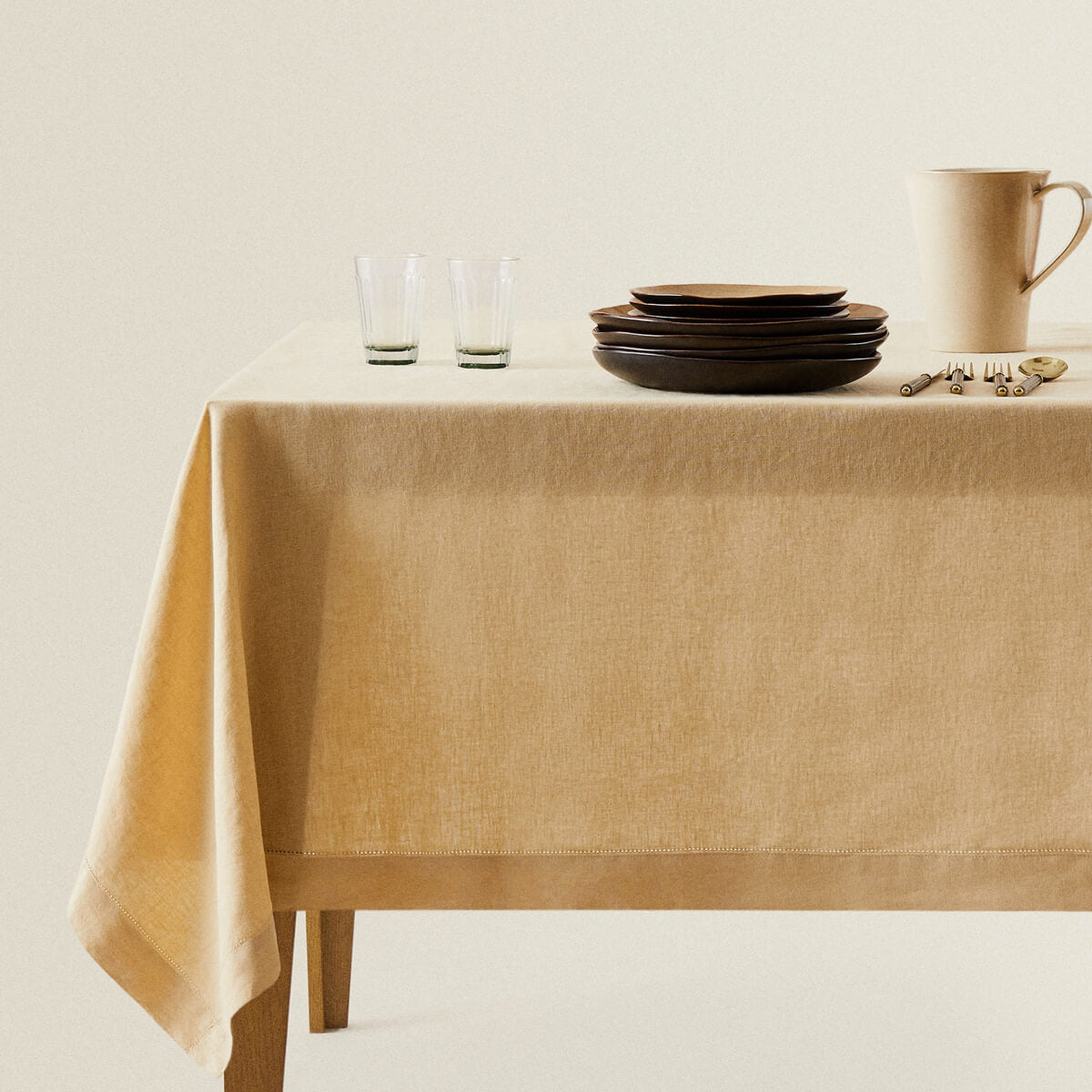 Vintage Linen Tablecloth