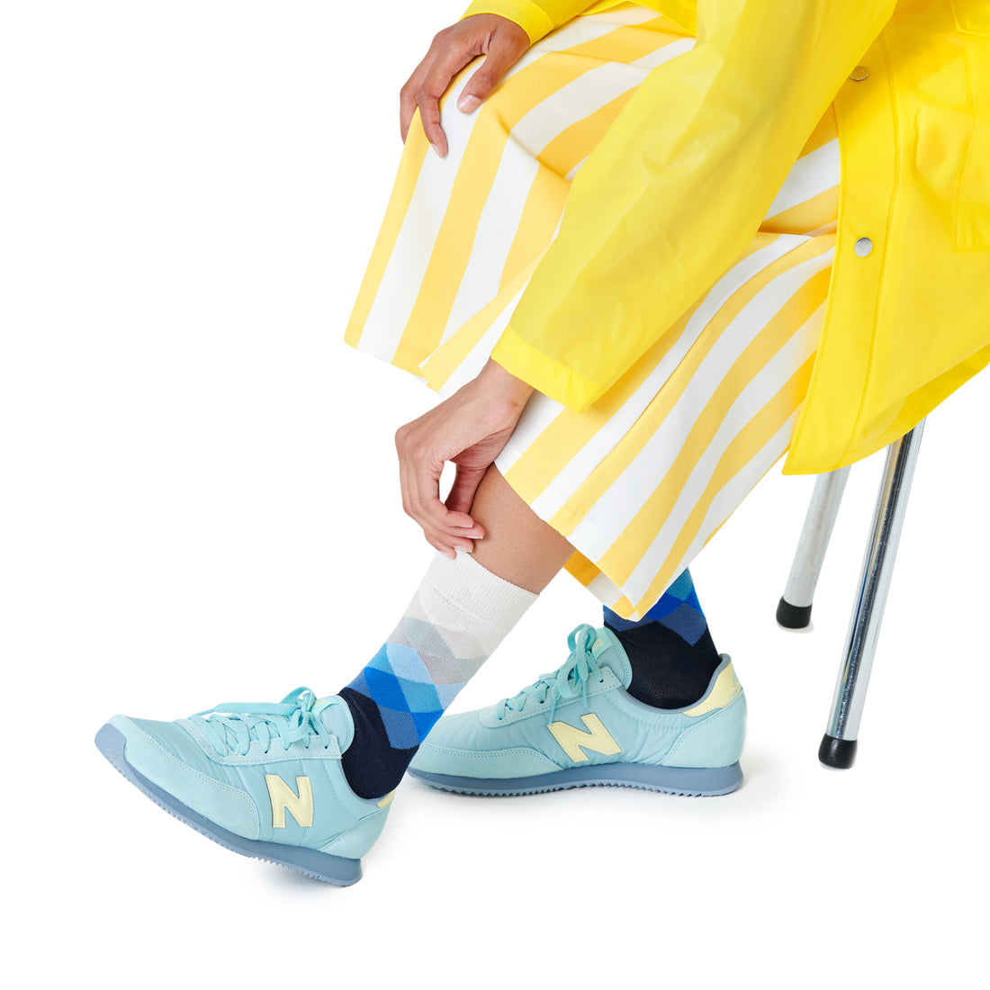 Blue Diamond Sock