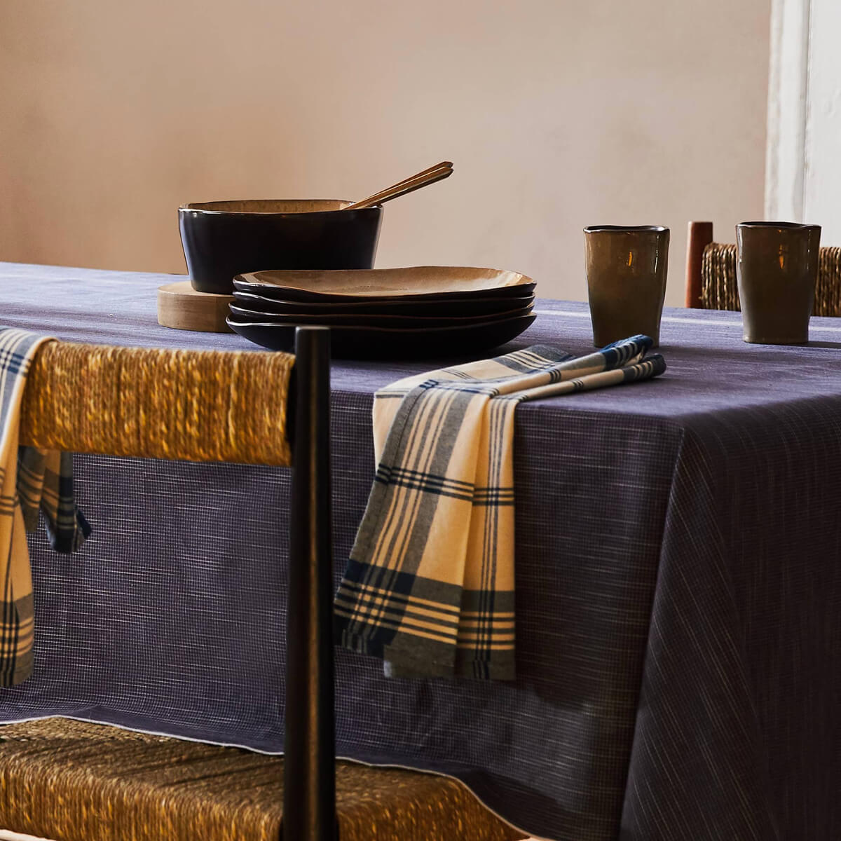 Mini Checked Tablecloth