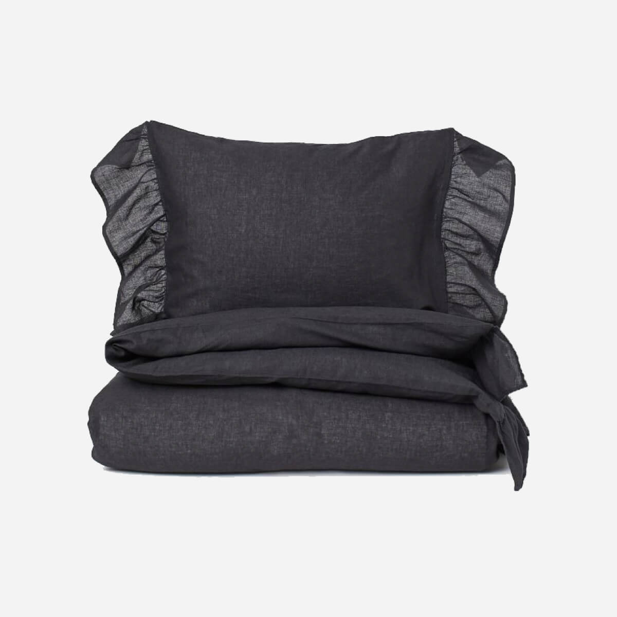 Flounced Duvet Cover Set