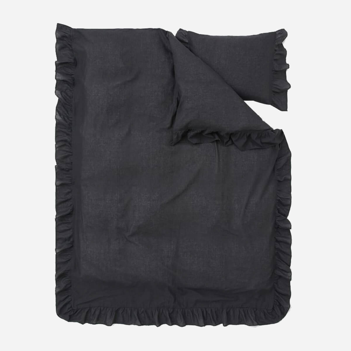 Flounced Duvet Cover Set