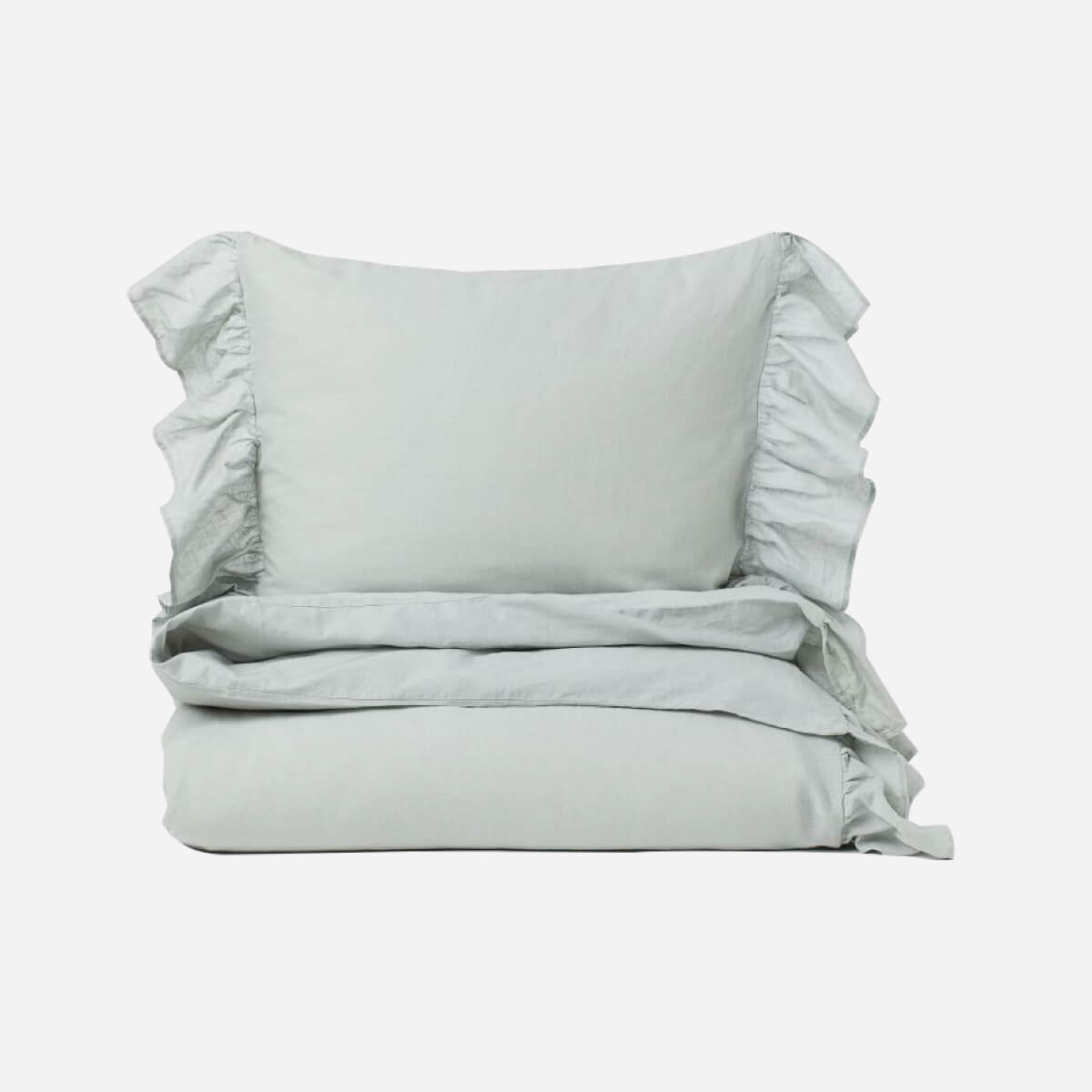 Flounced Duvet Cover Set