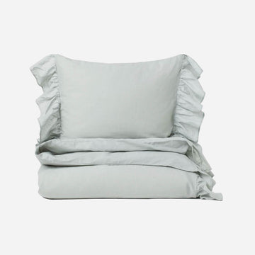 Flounced Duvet Cover Set