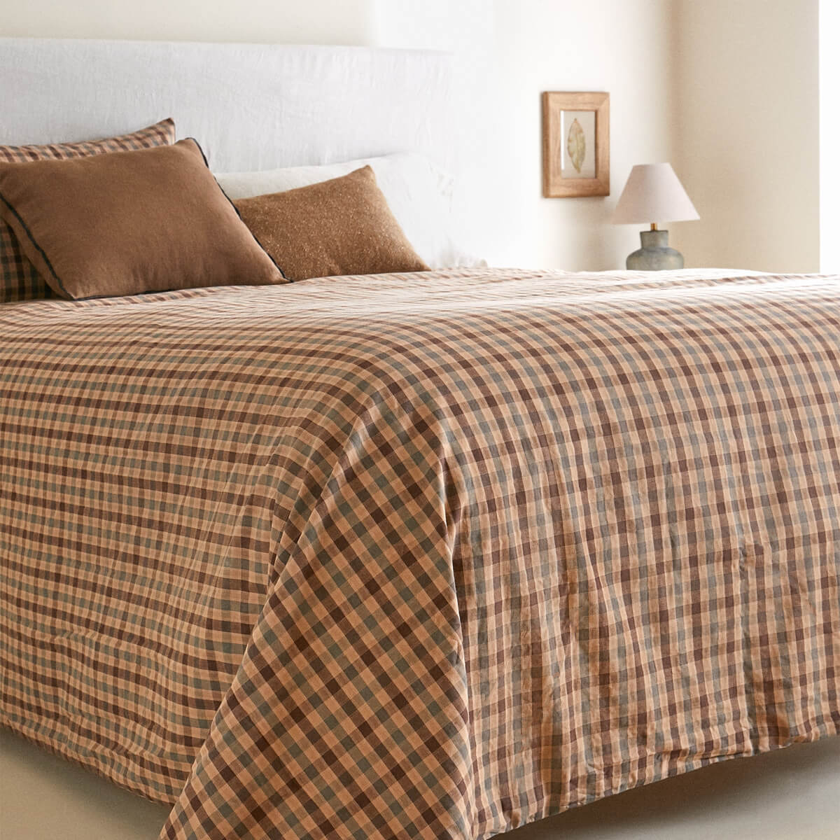Check Duvet Cover Set