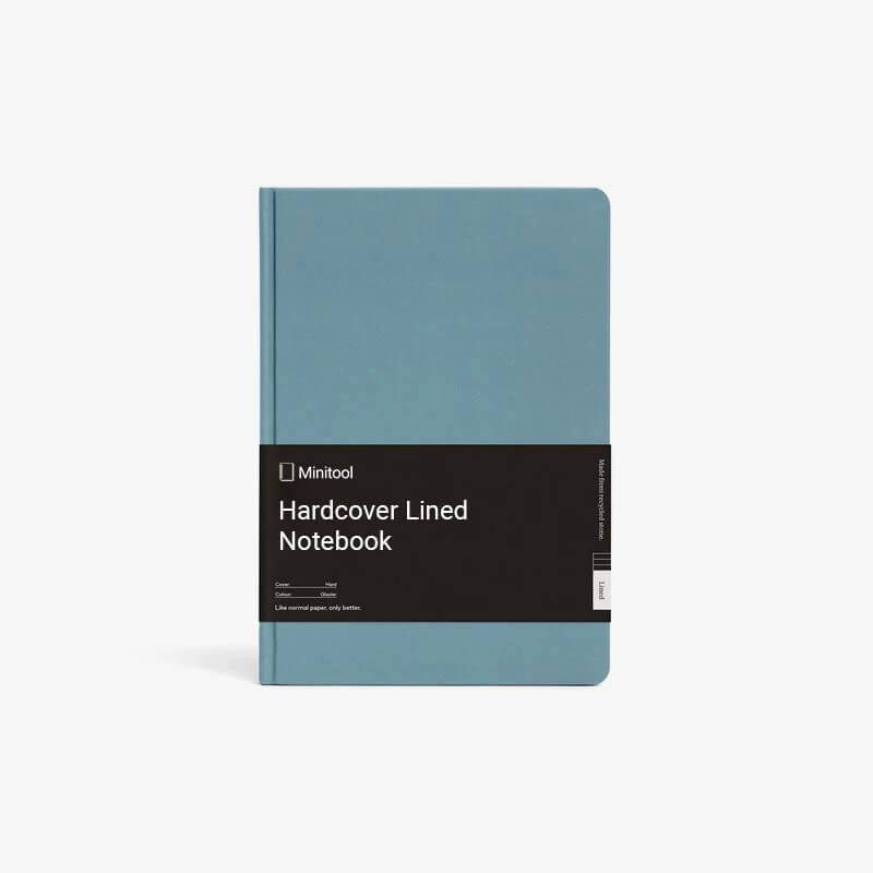 Stone Blue Hardcover Notebook