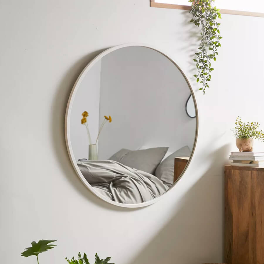 Micro Frame Mirror Slim Oak Frame Mirror – Minimog NICHES demo