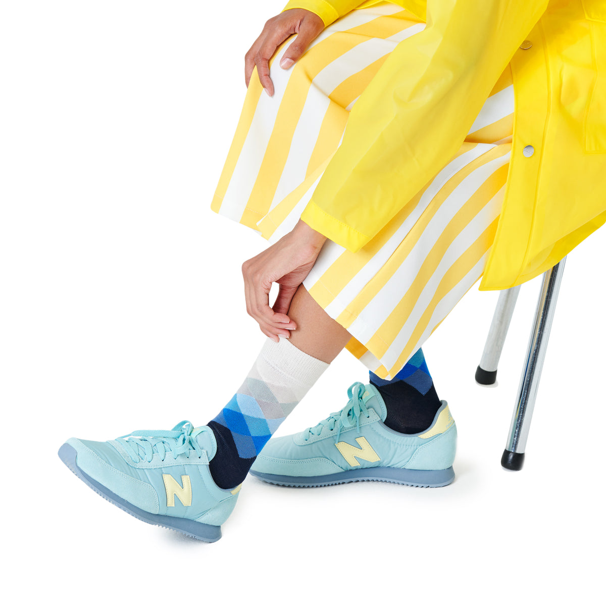 Blue Diamond Sock
