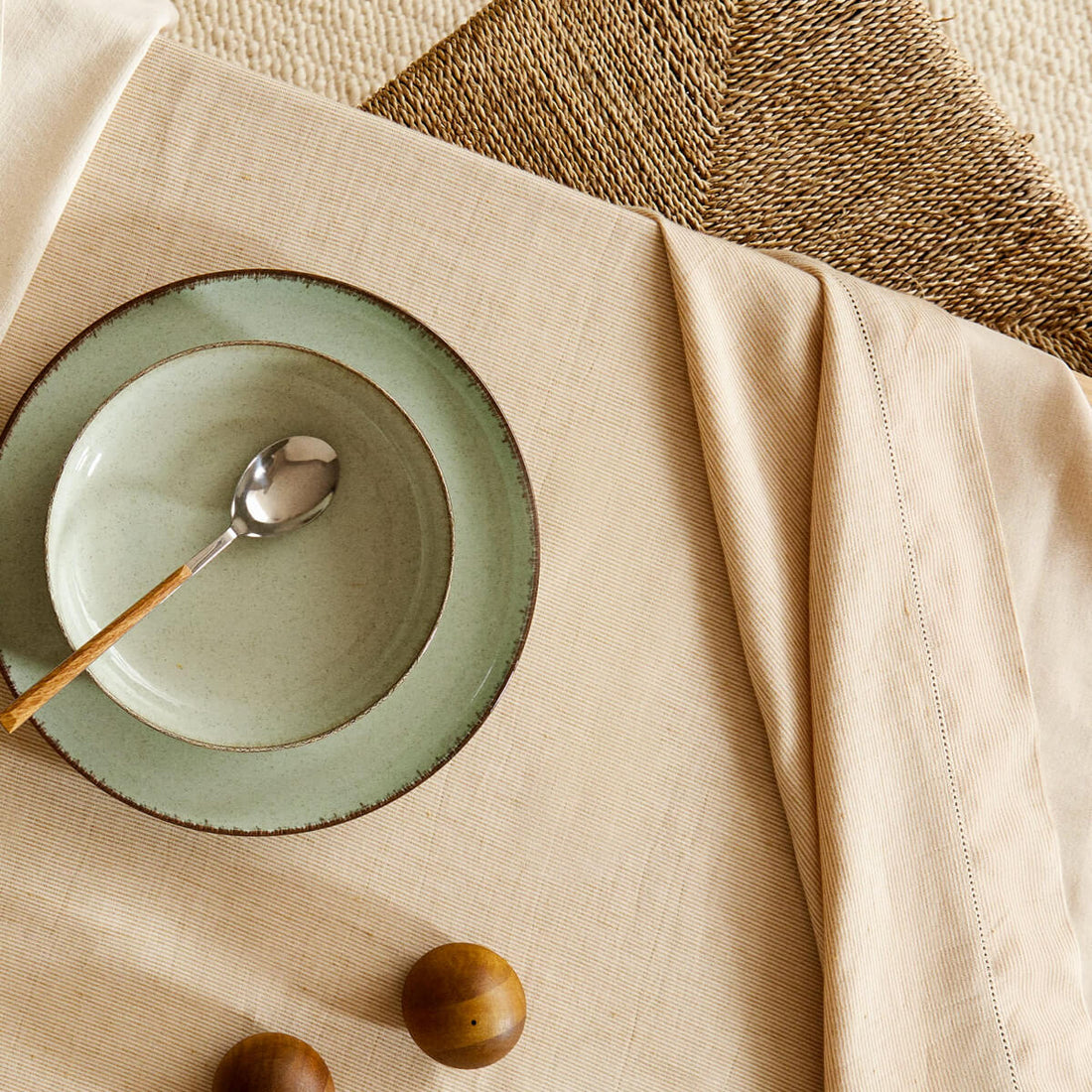 Mini Striped Tablecloth