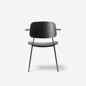 Metal Base Armchair